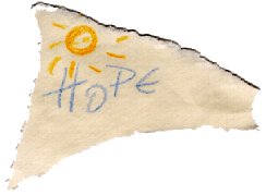 Angle Wing "Hope" Message